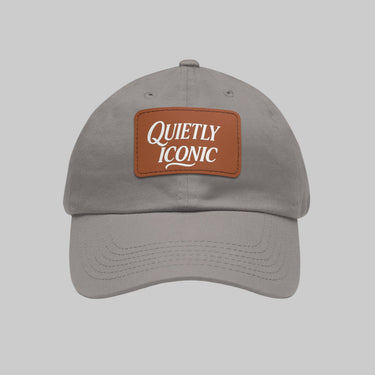 Quietly Iconic Rustic Hat with Leather Patch – Minimalist Statement Cap - Modestly Vogue